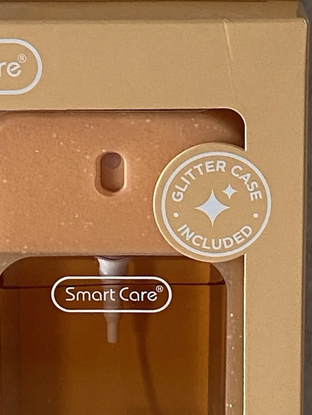 2 Pk 1.35 Fl Oz Smart Care Scented Hand Sanitizer Spray Peach Bellini Glitter